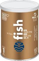 Vital Fish Omega 3 (EPA 1.189mg e DHA 412mg) com 120 cápsulas de 1.000mg-Vital Atman