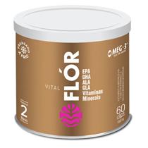 Vital Flór Óleo Peixe Linhaça Borragem Vitamina D 60 Caps Vital Flór Óleo Peixe Linhaça Borragem Vitamina D 60 Caps