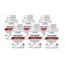 Vital Folato Alavital 60 Cáps Veganas Vitamina B9 Kit com 6 Vital Folato Alavital 60 Cáps Veganas Vitamina B9 Kit com 6