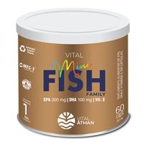 Vital Mini Fish Ômega 3 Epa 300mg Dha 100mg 60 Mini Cápsulas