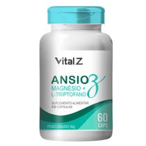 Vital Z Ansio Z Magnésio L Triptofano Cápsulas Pote