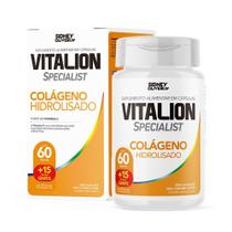 Vitalion specialist colágeno hidrolisado + vitamina c 75 cápsulas sidney oliveira