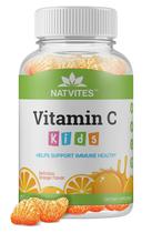 Vitamin C Gummies Natvites Kids 120 unidades de suporte imunológico Vitamin C Gummies Natvites Kids 120 unidades de suporte imunológico