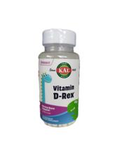 Vitamin D-rex Bubblegum 90 Mastigáveis Da Kal Vitamina D Infantil 400 UI