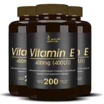 Vitamin E 400mg 400ui 600 Capsulas Softgels - Alisson Nutrition Vitamin E 400mg 400ui 600 Capsulas Softgels - Alisson Nutrition