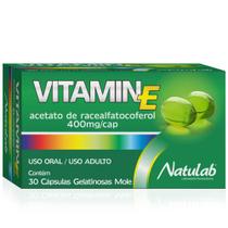 Vitamin e 400mg Caixa com 30 Cápsulas - Natulab