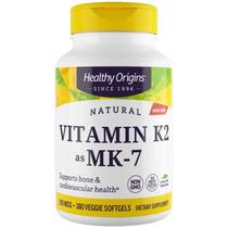 Vitamin K2 Mk7 100 Mcg (180 softgels) Healthy Origins Importado