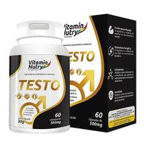 Vitamin nutry testo 500mg com 60 cápsulas