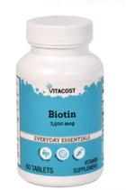 Vitamin Supplement Biotin 7.500 Mcg 60 Tablet Vitacost - USA