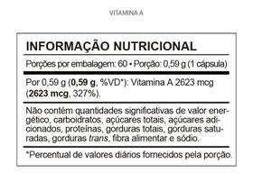 Vitamina a 60cáps qualynutri Vitamina a 60cáps qualynutri