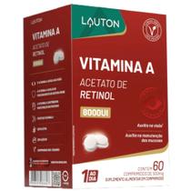 Vitamina A 8.000 UI Acetato de Retinol 60 Caps - Lauton