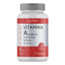 Vitamina A 8.000 UI Acetato de Retinol 60 Caps - Lauton