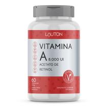 Vitamina A 8000 UI Acetato De Retinol Vegano Premium Lauton 60 cápsulas Vitamina A 8000 UI Acetato De Retinol Vegano Premium Lauton 60 cápsulas
