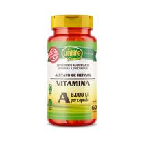 Vitamina A Retinol 500mg 60 Cápsulas Unilife