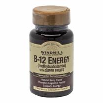 Vitamina B-12 com Super Fruits 100 Tabs da Windmill Health (pacote com 2)