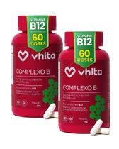 Vitamina B com Manganês - Complexo B Vhita ( 2 potes)