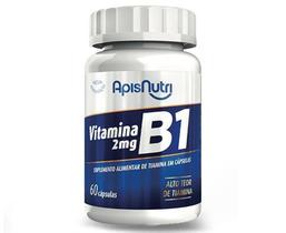 Vitamina B1 Suplemento Alimentar de Tiamina 60 Cápsulas - Dna Verde - Apisnutri