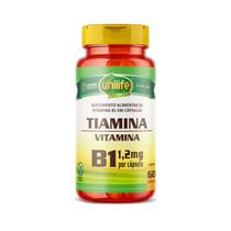 Vitamina B1 Tiamina 500mg 60 Cápsulas Unilife - Unilife Vitamins
