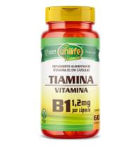 VITAMINA B1 TIAMINA - 60 Cápsulas 500mg UNILIFE