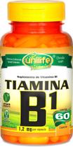 Vitamina B1 Tiamina Unilife 60 cápsulas de 500mg