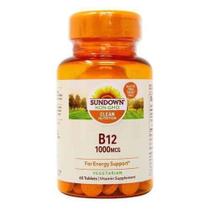 Vitamina b12 1000mg (60 tabs) cianocobalamina - sundown - Sundown Naturals
