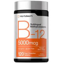 Vitamina B12 5.000 mcg 120 Cápsulas agora Importado Horbaach