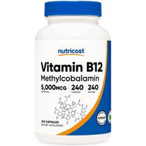 Vitamina B12 5000mcg 240 Caps Nutricost