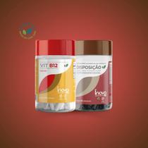 Vitamina b12 500mg 60 caps + vitamina disposição 1.400mg 30 caps