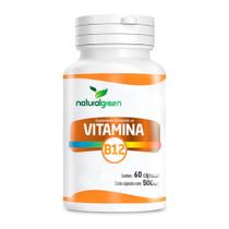 Vitamina b12 500mg naturalgreen 60 cápsulas