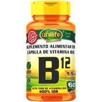 Vitamina B12- 60 Cápsulas- 500 Mg Unilife