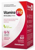 Vitamina B12 60 Comp Mastigáveis Frutas Vermelhas Maxinutri Vitamina B12 60 Comp Mastigáveis Frutas Vermelhas Maxinutri