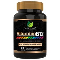 Vitamina B12 Alto Teor Concentrado 60 Cáps - Fonte Verde