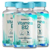 Vitamina B12 BariasyS 60 Cáps Suporte Neurológico e Energia para Pós-Bariátrica - 3 POTES