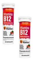 Vitamina B12 + C Prevent 20 Efervescente Frutas Vermelha Vitamina B12 + C Prevent 20 Efervescente Frutas Vermelha
