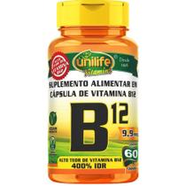 Vitamina B12 Cianocobalamina 450mg 60 Vegan Caps - Unilife