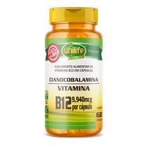 VITAMINA B12 CIANOCOBALAMINA 60 Cáps 450mg UNILIFE