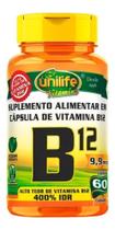 Vitamina B12(Cianocobalamina) em 60 caps. Unilife
