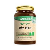 Vitamina B12 e Spirulina 60 Cápsulas Vegetais VitaminLife