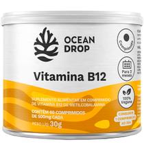 Vitamina B12 em Comprimidos Vegano (60 Tabletes) - Ocean Drop Vitamina B12 em Comprimidos Vegano (60 Tabletes) - Ocean Drop