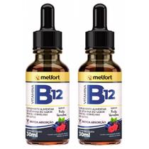 Vitamina B12 em Gotas Melfort 30ml Kit c/ 2 Unidades