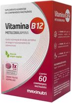 Vitamina B12 Mastigável 60 Comprimidos Maxinutri Zero Açucar Vitamina B12 Mastigável 60 Comprimidos Maxinutri Zero Açucar
