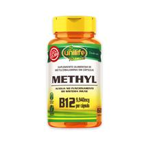 Vitamina B12 Methyl Unilife Vegano 60 cápsulas Vitamina B12 Methyl Unilife Vegano 60 cápsulas