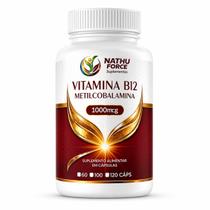 Vitamina B12 Metilcobalamina 1000mcg 3 Potes de 180 Cápsulas