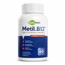 Vitamina B12 Metilcobalamina 1000mcg 60 Cápsulas Energia Disposição Alta Absorção