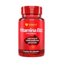 Vitamina B12 (Metilcobalamina) 500mg 60 Cápsulas - VIDEIRA7 Vitamina B12 (Metilcobalamina) 500mg 60 Cápsulas - VIDEIRA7