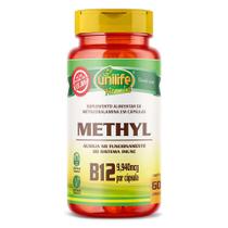 Vitamina B12 Metilcobalamina 60 Cápsulas Vegetarianas - Unilife