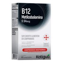 Vitamina B12 Metilcobalamina 9,94Mcg Katiguá 60 comprimidos Vitamina B12 Metilcobalamina 9,94Mcg Katiguá 60 comprimidos