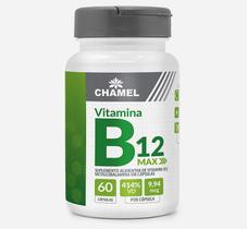 Vitamina B12 Metilcobalamina Alto teor 9,94 mcg. 60 cáps. - Chamel