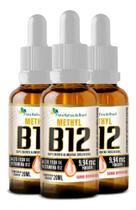Vitamina B12 Metilcobalamina Em Gotas 3 X 20ml Flora Nativa