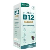 Vitamina B12 Metilcobalamina Premium 20ml Gotas Uva - Lauton